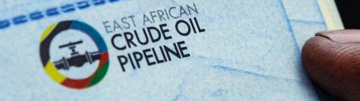 Een brief met de hoofding 'East Africa crude oil pipeline'