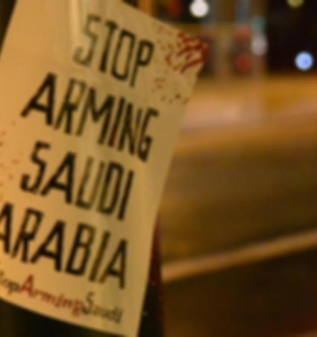Sticker - Stop Arming Saudi